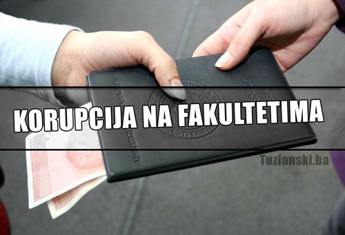 Svaki četvrti student u BiH susreo se s korupcijom na fakultetu