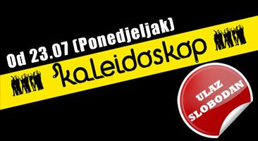 Četvrti po redu festival Kaleidoskop počinje u ponedjeljak 23.07!