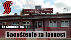 FK "Sloboda" Tuzla: Saopštenje za javnost