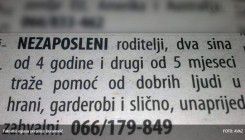 Hranu za djecu traže putem oglasa