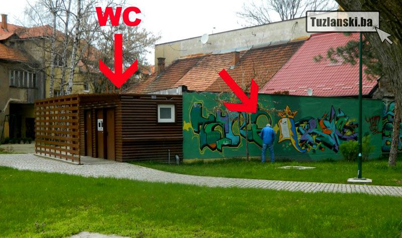 Tuzla: Javni WC za gledanje, obližnji zid za vršenje nužde!? (FOTO)