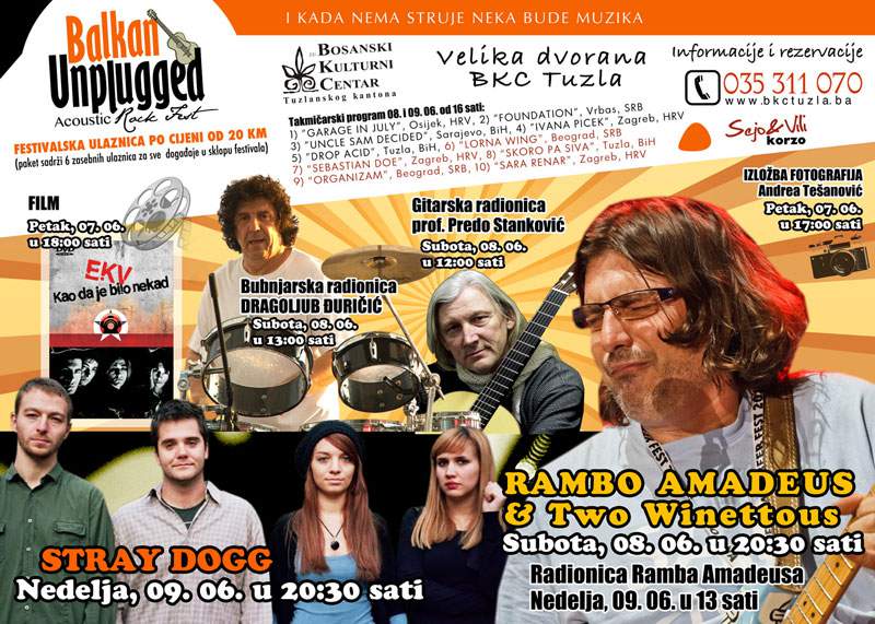 Uskoro počinje prvi "Balkan Unplugged" Acoustic Rock Fest u Tuzli