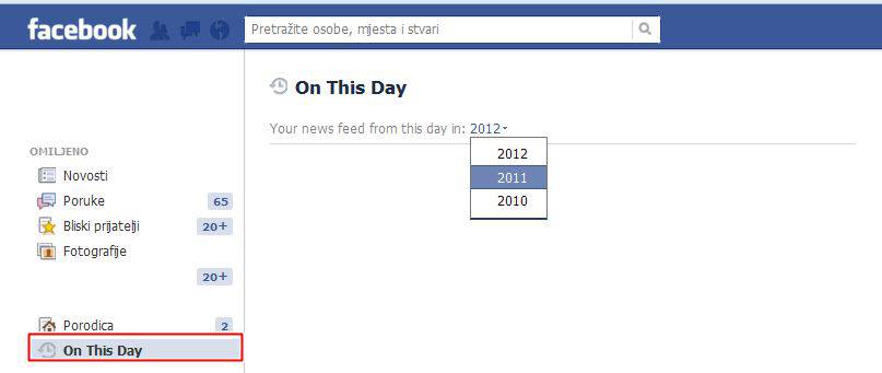 Aplikacijom "On this day" Facebook nas vraća u prošlost