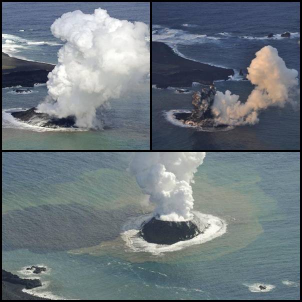 Tresao se vulkan, Japan dobio novo ostrvo (FOTO)