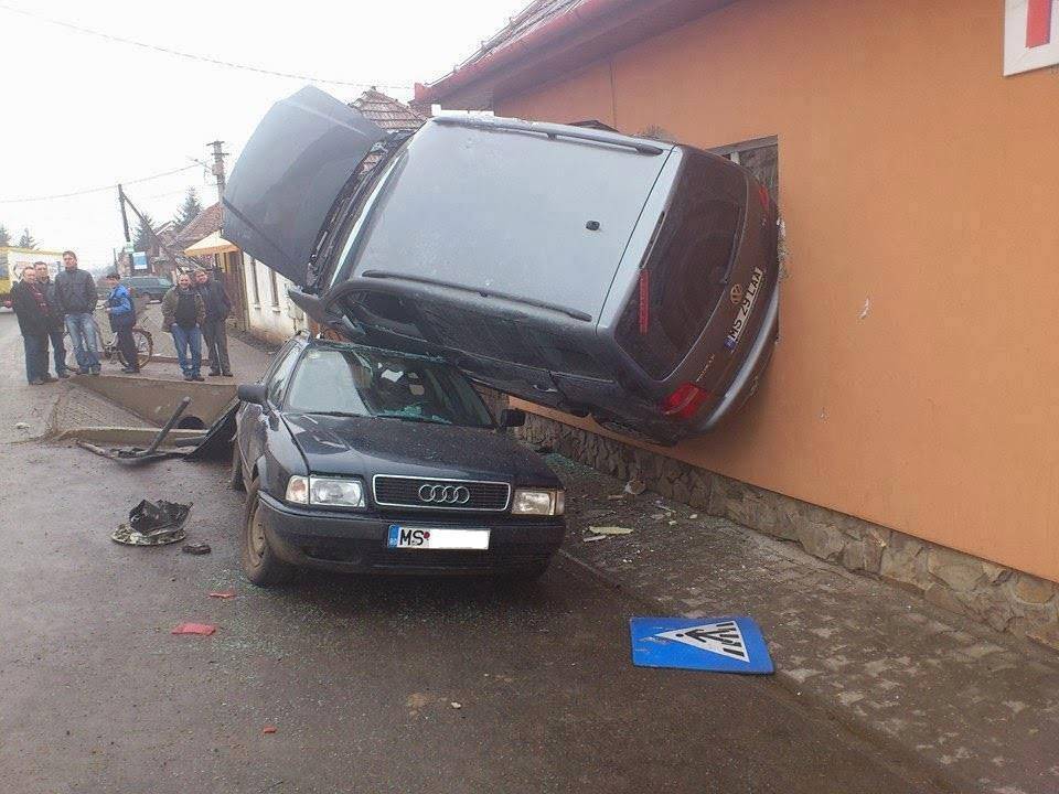 Prizor iz Rumunije: Saobraćajka za rubriku vjerovali ili ne (FOTO)