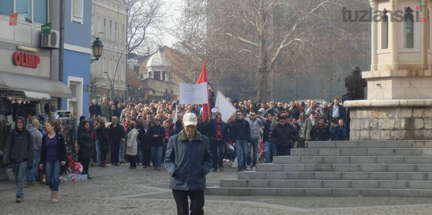 Poziv na mirne prvomajske demonstracije u Tuzli