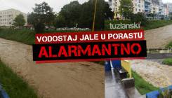 Alarmantno: Jala se izlila i poplavila pomoćne objekte u Krečanskoj, prijeti evakuacija u Simin Hanu (VIDEO)