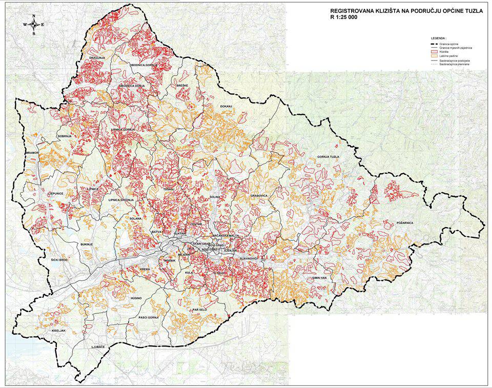 Općina Tuzla: Upozorenje građanima ugroženih područja!