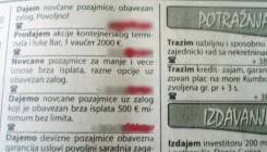 Kamataši daju oglase u novinama, ne strecaju od policije