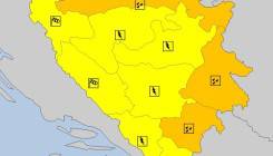 Meteoalarm: Za sutra je izdao narandžasto upozorenje