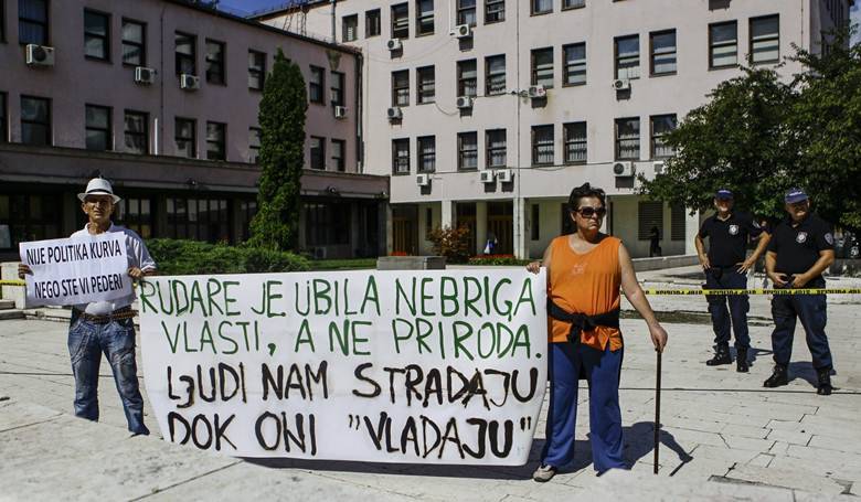 Sarajevo: Samo četiri osobe se odazvale na protest povodom loših uslova rada u rudnicima