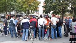 Tuzla: Nezadovoljni radnici blokirali ulaz u grad (FOTO)