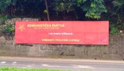 Komunistička partija odgovara: "I mi imamo billboard" (POSTER)