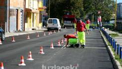 Završna faza radova na uređenju puta kroz centar Tuzle (FOTO)