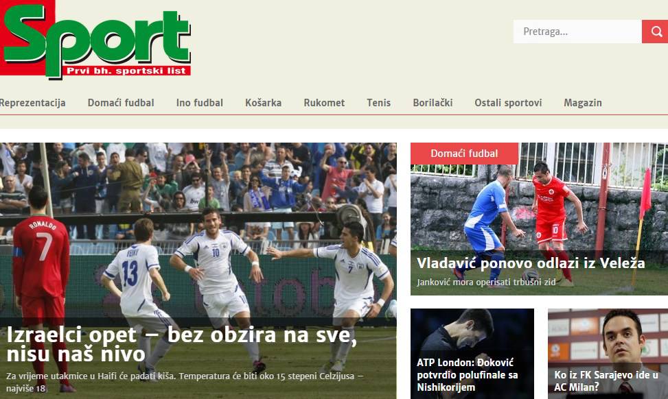 Na medijskoj sceni od petka je još jedan sportski portal