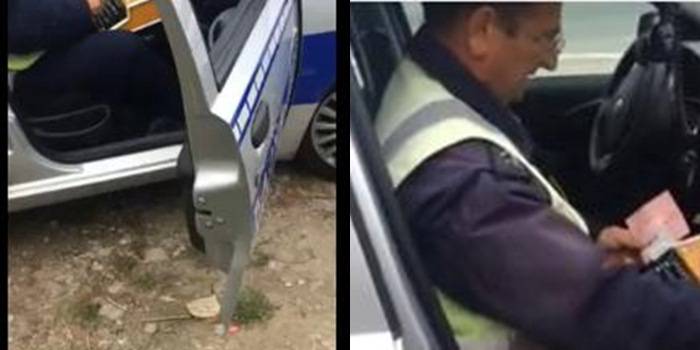 Srpski policajac postao hit: Pogledajte kako piše kaznu (VIDEO)