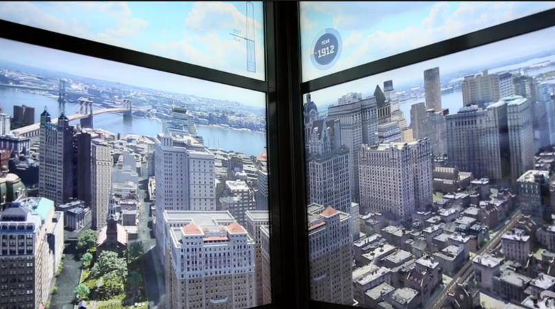 Lift u trgovačkom centru prikazuje razvoj New Yorka tokom 515 godina duge istorije (VIDEO)