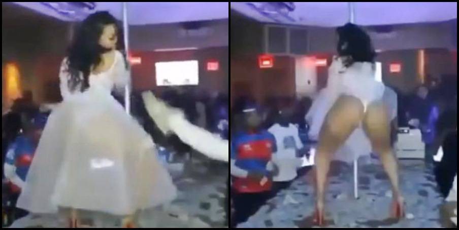 Kad zgodna mladenka ‘zatwerka’ na svadbi! (VIDEO)