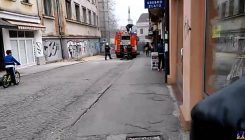 Tuzla: Izbio požar u staroj zgradi Općine (VIDEO)