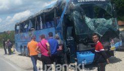 Nakon nesreće: Izvučen autobus autoprevoznika "Bundavica" (FOTO)