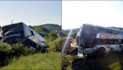 Prevrnuo se autobus kod Beograda, jedna osoba stradala, 61 povrijeđena