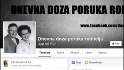 HIT na Facebooku: "Dnevna doza poruka roditelja"! (FOTO)