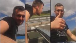 Mrkonjić Grad: Pri brzini od 120km/h radio sklekove na krovu automobila (VIDEO)