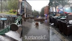 Tuzla: Pogledajte kako izgleda centar grada nakon nezapamćenog nevremena  (FOTO)