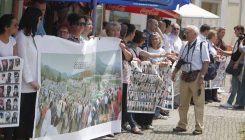 Protest "Žena Srebrenice" u Tuzli: Bit će strašno ako Orića isporuče Srbiji (FOTO)