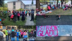 Tuzla: Oko 40 radnika živiničke pijace štrajkuje glađu (FOTO)