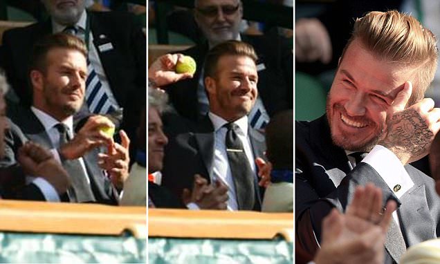 Kakvi refleksi: Beckham uhvatio lopticu na Wimbledonu i oduševio publiku (VIDEO)