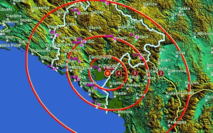 Podgorica: Četiri zemljotresa za samo 24 sata