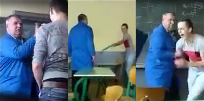 Brutalno iživljavanje učenika nad profesorom u Cazinu (VIDEO)