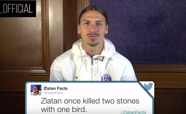 Zlatan Ibrahimović čita viceve na svoj račun (VIDEO)