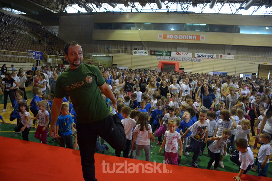 Pokret za radost - fitnes dan: Kompanija Bingo prepoznala značaj manifestacije