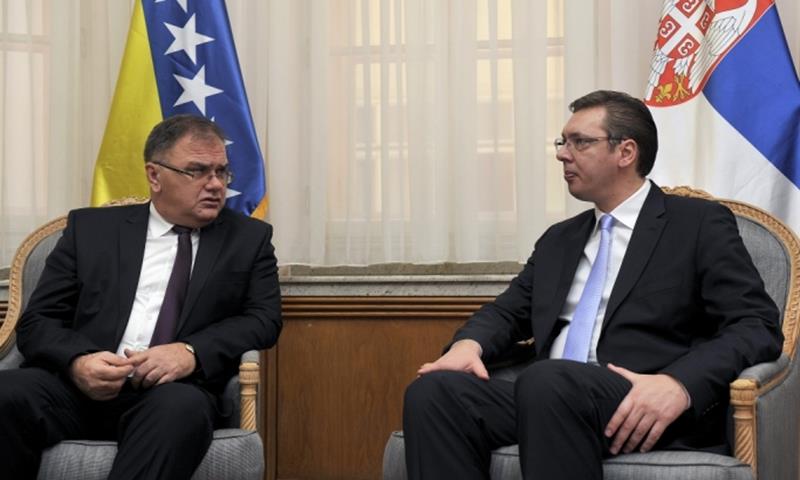 Vučić i Ivanić: Srbija i BiH će nastaviti da pružaju podršku jedna drugoj na putu ka EU