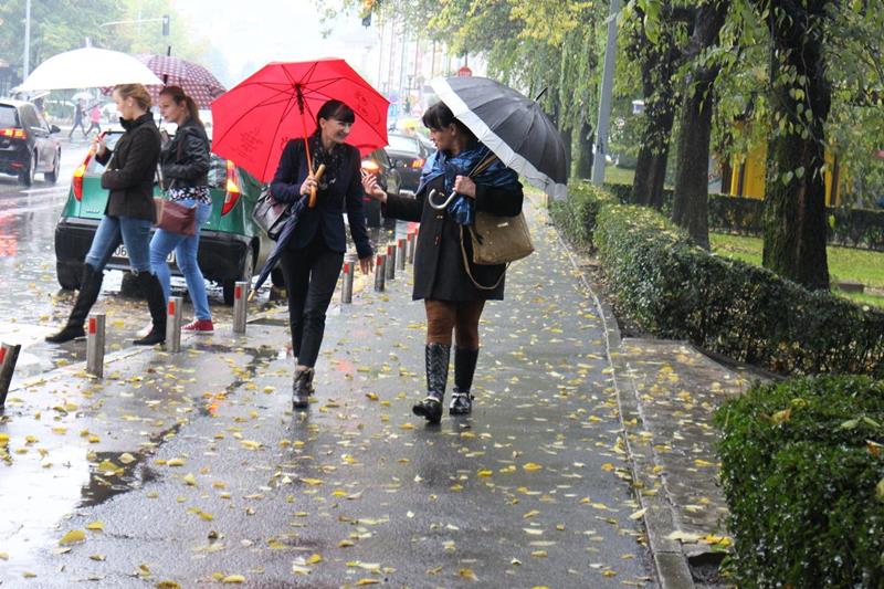 Narednih dana oblačno vrijeme sa kišom i pljuskovima