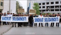 Tuzla: Današnji protesti radnika završili privođenjem predstavnika Sindikata solidarnosti