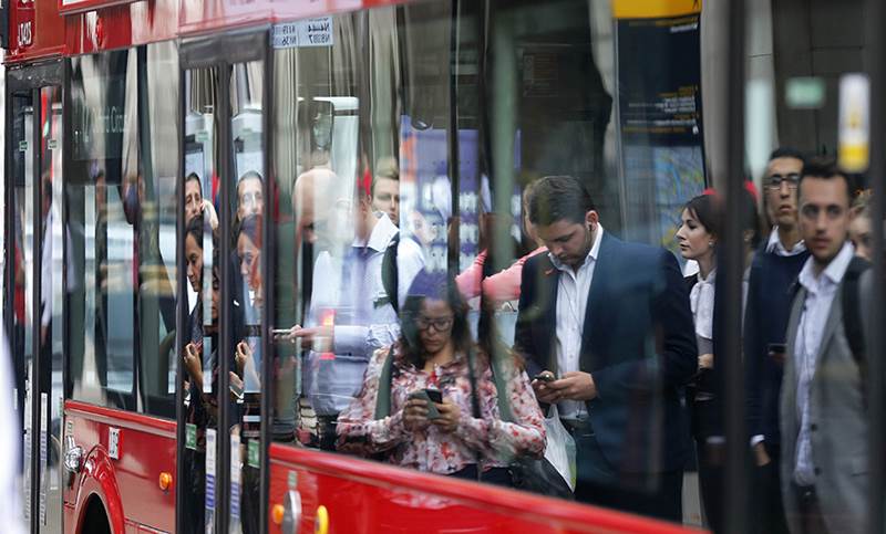 Evakuisana stanica podzemne željeznice u Londonu