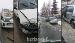 Saobraćajna nesreća u Solini, jedna osoba povrijeđena (FOTO)