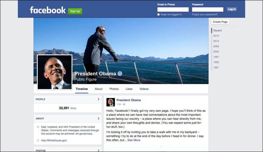 Obama otvorio lični profil na Facebooku: U prva tri sata oko 200.000 lajkova (VIDEO)