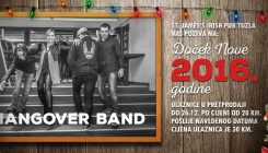 St. James's Irish Pub: "Dočekajmo skupa Novu 2016. godinu uz Hangover Band"