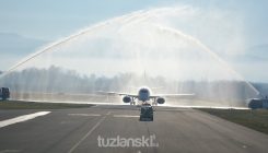 Međunarodni aerodrom Tuzla: Danas zvanično počeli letovi na realaciji Tuzla - Beč (FOTO/VIDEO)