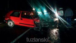 Žestok sudar Golfa i Forda na putu Tuzla - Kalesija (FOTO)