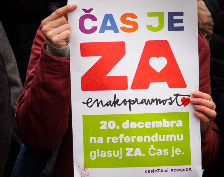 Slovenci danasa na referendumu glasaju o pravima istospolnih brakova