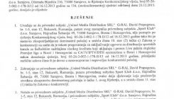 Kablovski operateri u BIH vs. Sport Klub: Konkurencijsko vijeće BIH presudilo, Sport Klub kažnjen sa 250.000 KM