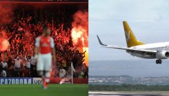 Privedeno pet osoba: Avion prinudno sletio u Sarajevo zbog pijanih navijača Galatasaraya