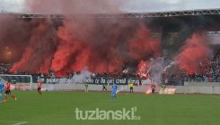 Pregled sa Tušnja: Pogledajte kakva je atmosfera bila na utakmici Sloboda-Željezničar (VIDEO)