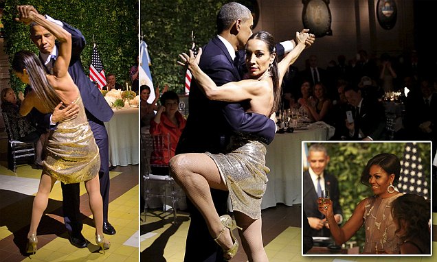 Predsjednik u posebnom izdanju: Obama na svečanom prijemu zaplesao tango (VIDEO)