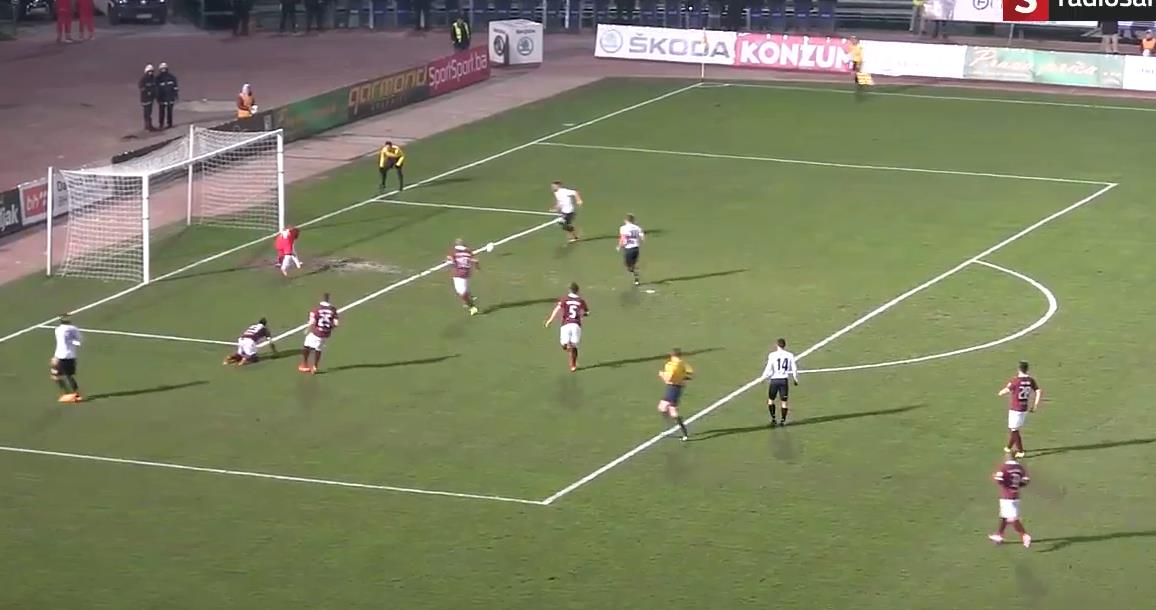 Pogledajte gol Veselinovića za vodstvo Slobode na Koševu (VIDEO)